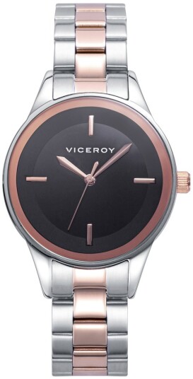Viceroy Dameklokke 401158 57 Classic Sort/Stål Ø32 mm