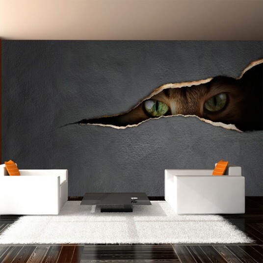 Fototapet Kattens Blikk 450x270 - Artgeist sp. z o. o.