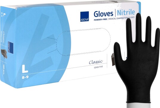 ABENA Nitrilhandske Black 100-pack ABENA Nitrilhandske Black 100-pack