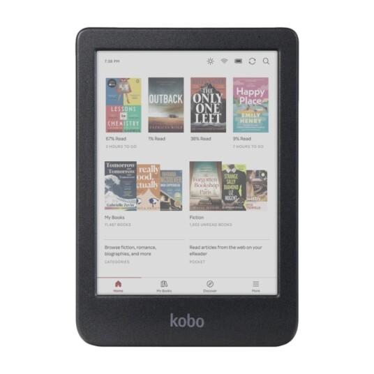 Kobo Clara Colour 6" E Ink Lesebrett 16GB Svart med Berøringsskjerm Kobo Clara Colour 6" E Ink Lesebrett 16GB Svart med Berøringsskjerm
