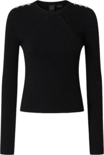 Pinko Dame Strikkevarer Svart L,