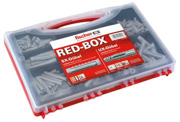 Fischer Skrue- Og Veggpluggsett med SX og UX Dyvler - 290 Deler, Betong og Plastikk