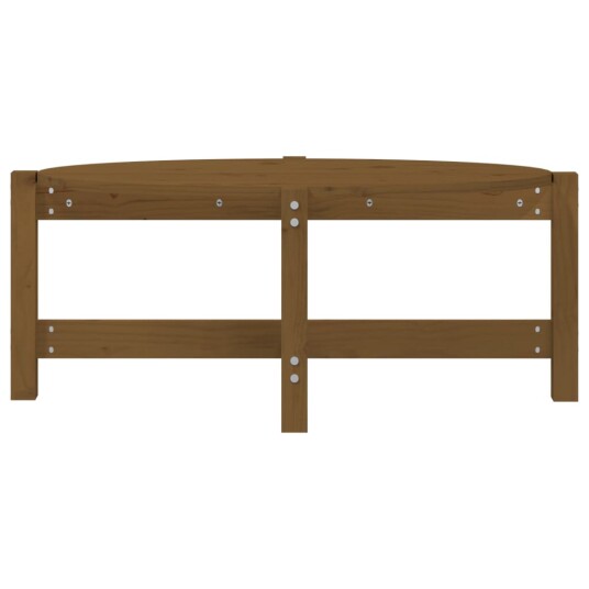 vidaXL Salongbord honningbrun 87x48x35 cm heltre furu vidaXL Salongbord honningbrun 87x48x35 cm heltre furu