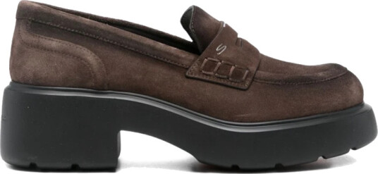 Santoni Dame Sko Brun 40 EU,