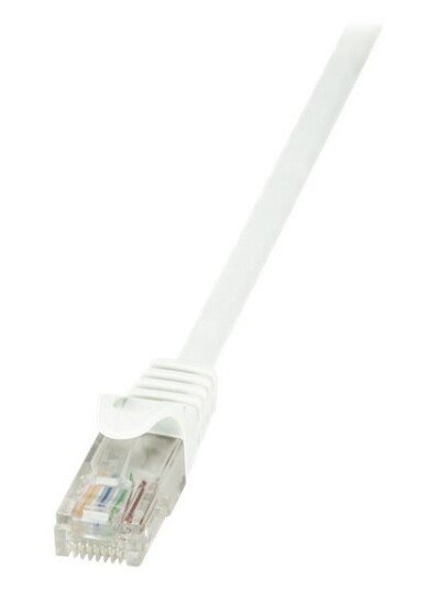 Logilink Econline Koblingskabel Rj-45 Hann Til Rj-45 Hann 50 Cm Utp Cat 6 Hvit