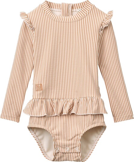 Liewood Sille Baby Seersucker Swimsuit Pink 68