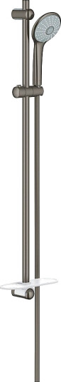 Grohe Euphoria 110 Massage dusjsett 3 ståletyper, Børstet Hard Graphite Grohe Euphoria 110 Massage dusjsett 3 ståletyper, Børstet Hard Graphite
