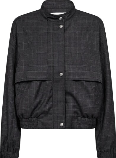 Co" Couture Eloracc Check Jacket DARK GREY XL