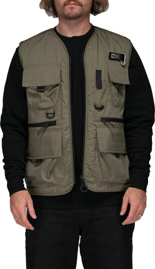 Salty Crew Men"s Stream Tech Vest Olive, L