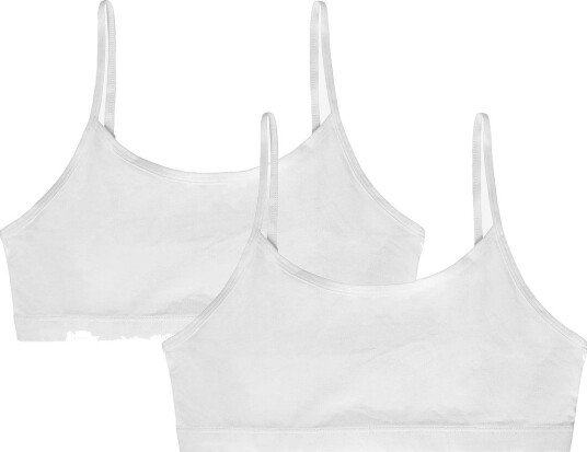 Mango Pack Of 2 Cotton Bras   NATURAL WHITE   152
