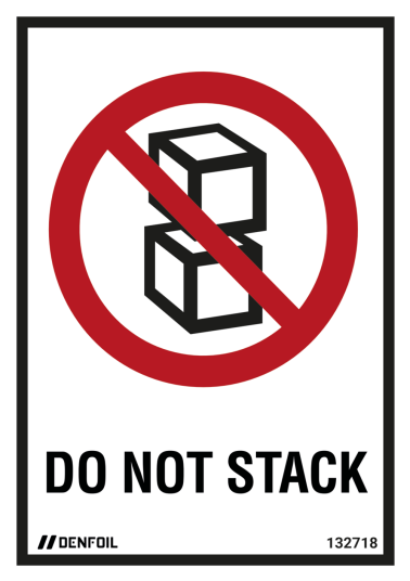 Do not stack
