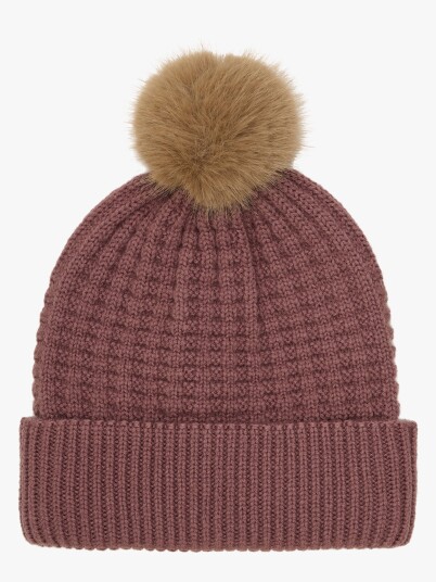 En Fant EN FANT Lue Ullblanding med Fuskepels Rose Taupe 50