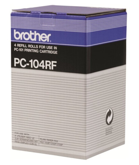 Brother - 4-Pack - Svart - Original - Tonerpatron - For Brother Mfc-1750 Mfc-1850 Mfc-1950  Intellifax 1250 1350 1450 1550  Pc101