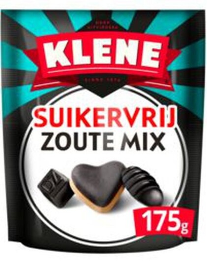 Klene Sukkerfrie Salt Lakris Mix 175 gram
