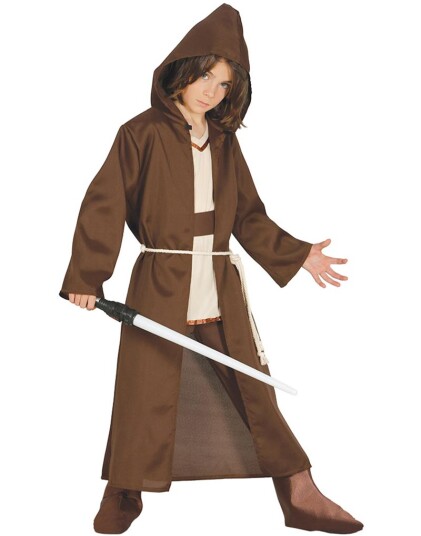 Fiestas Guirca Star Wars Inspirert Jedi kostyme for Barn med Hette og Belte Strl 7 9 ÅR