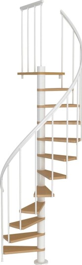 Dolle Calgary Spiraltrapp I Hvid Ø120 Dolle Calgary Spiraltrapp I Hvid Ø120