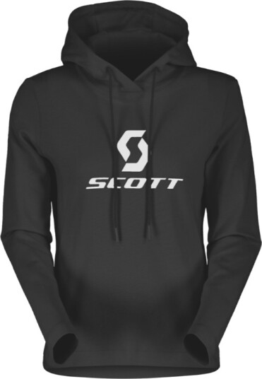 SCOTT Tech Hoody til Kvinner, Sort