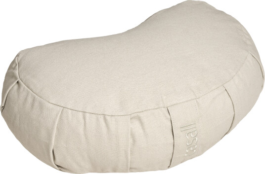 Casall Meditation Pillow Halfmoon Shape Light Cashmere OneSize