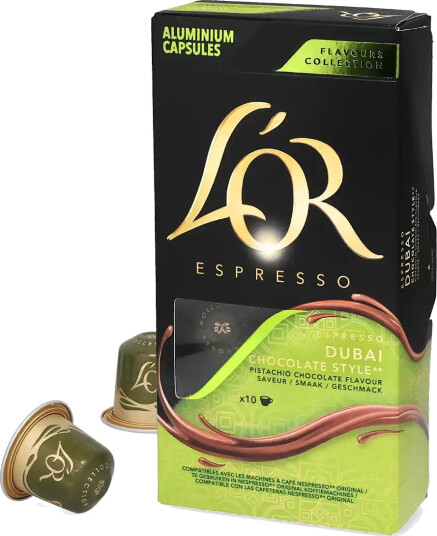 L"OR | Dubai Chocolate Style 10 kapsler til Nespresso®