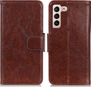 Samsung Galaxy S22 5G Elegant Series Lommebok-deksel Brun