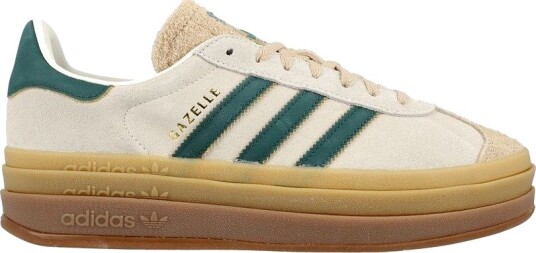 Adidas Originals Sneaker Gazelle Bold   Magisk Beige/collegiate Green/hvit Kvinner størrelse 44