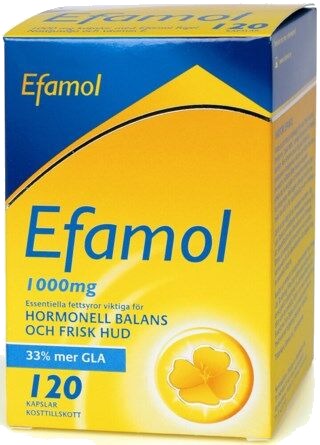 Efamol Nattlysolje 120 Kapsler