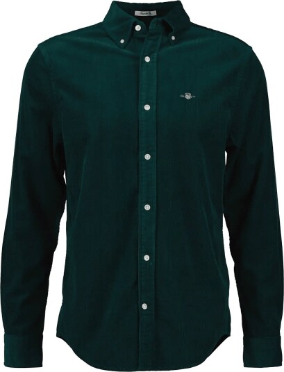 Gant Reg Corduroy Shirt DARK EMERALD XL
