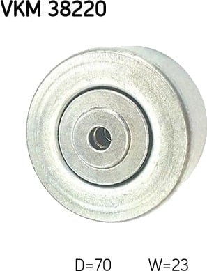 Strammehjul, kilerem SKF VKM 38220