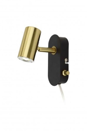 Aneta Lighting Gusto vegglampe - Svart