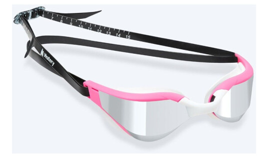 Watery svømmebriller   Instinct Ultra Mirror   Rosa/sølv   Konkurranse / trening svømmebriller