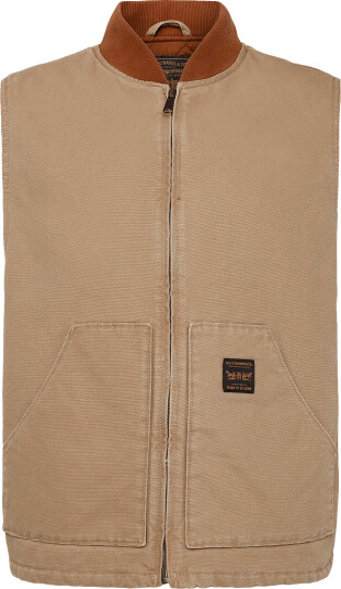 Levi"s® Sansome Vest Tigers Eye Canvas Brown S