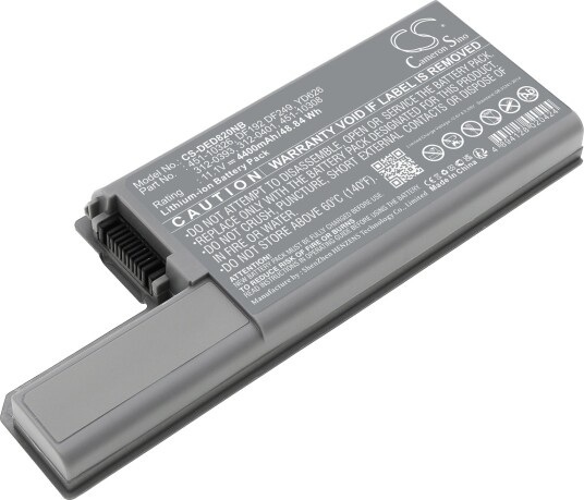 Batteri til DELL Latitude D531 / D820 / D830, Precision M65 / M2300 / M4300 Batteri til DELL Latitude D531 / D820 / D830, Precision M65 / M2300 / M4300