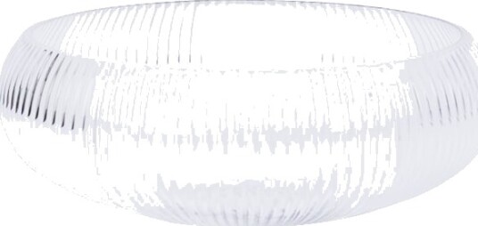 Nova Edge Salatbolle Klart Glass m/riller 24,5cm Nova Edge Salatbolle Klart Glass m/riller 24,5cm