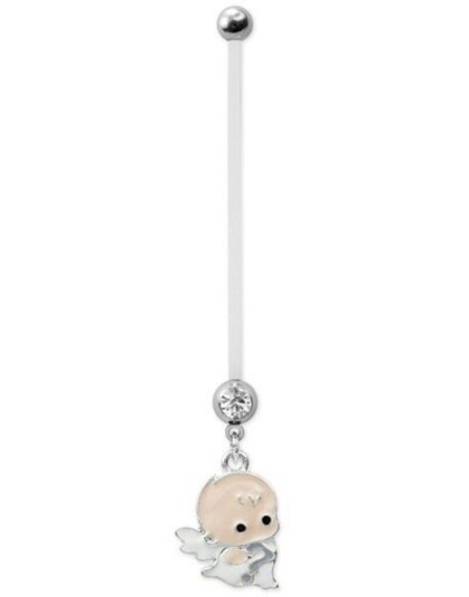 Navlepiercing For Gravide med Babyengel