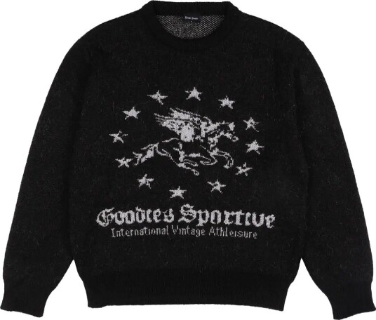 Goodies Sportive Black Bean Knit BLACK S