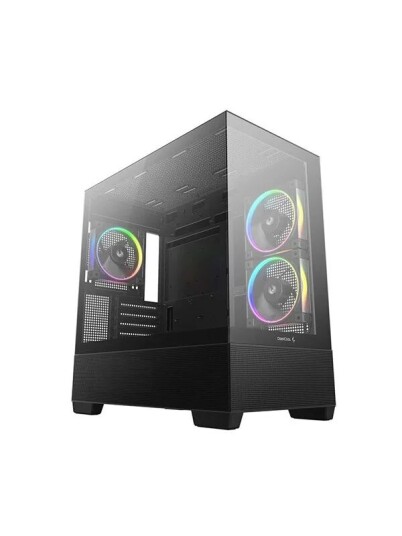 Deepcool CG380 3F Minitower Kabinett med Vindu Svart