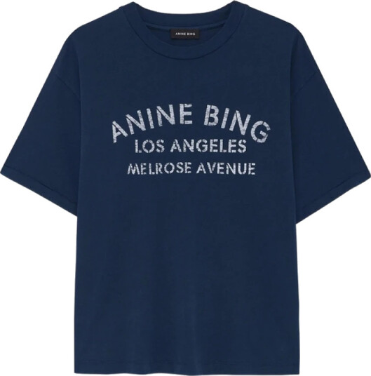 Anine Bing Dame Topper Blå XS,