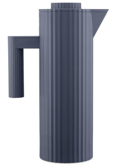 Alessi Plissé termokanne 1 L Grå