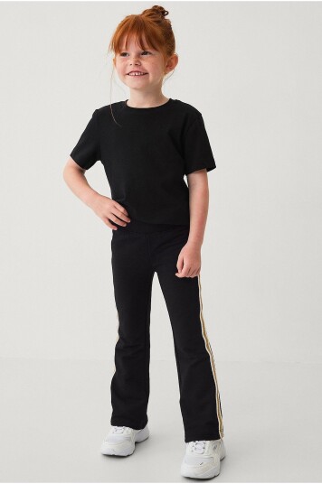 Ellos Collection Sweatpants med utsvingte benender Svart