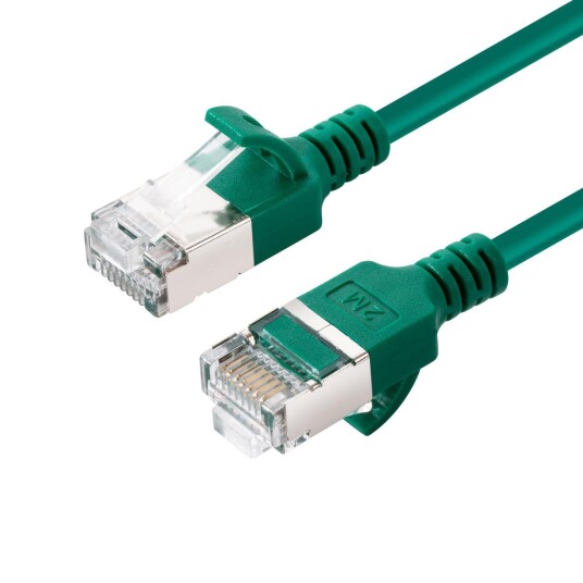 Microconnect CAT6A U-FTP Slim 10m Halogenfri Nettverkskabel Microconnect CAT6A U-FTP Slim 10m Halogenfri Nettverkskabel