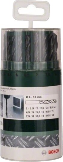 Bosch Metalborsæt Tønde Hss-R 1-10Mm 19 Stk