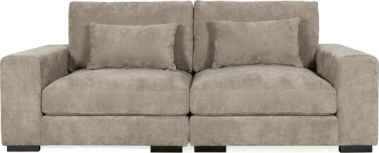 Dubai 2 seters sofa ekstra dyp i Chenille Brun Dubai 2 seters sofa ekstra dyp i Chenille Brun