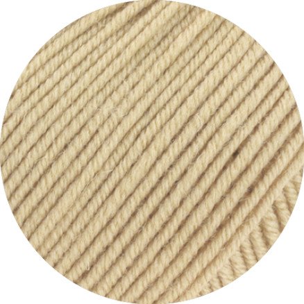 Lana Grossa Cool Wool Garn 2107 Kremfarget ull