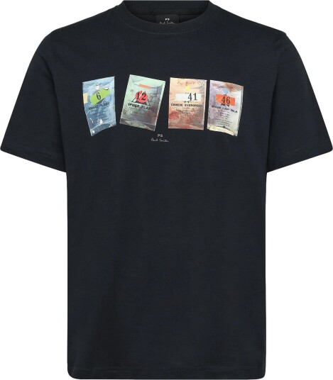 PS Paul Smith Mens Reg Fit Ss T Shirt Seeds   49_VERY DARK NAVY   L