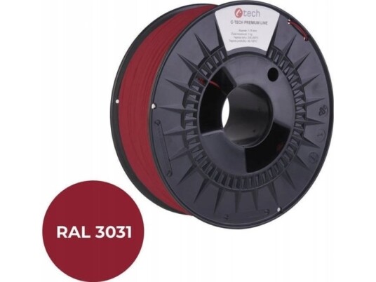 Filament 3D C-Tech Premium Line Pla Ral3031 1,75Mm 1Kg, Orient Red Filament 3D C-Tech Premium Line Pla Ral3031 1,75Mm 1Kg, Orient Red