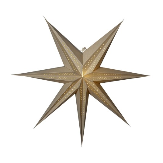 STAR TRADING 502-07 PAPIRSTJERNE POINT BEIGE 502-07