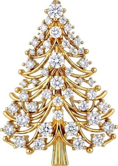Pan Jewelry Julenål med juletre
