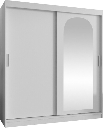 Tallmo Garderobe Med Speil 180x200 cm - Grønn