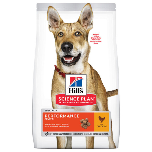 Hill's Science Plan Performance Hundefôr med Kylling 2 x 14 kg for Aktive Hunder Hill's Science Plan Performance Hundefôr med Kylling 2 x 14 kg for Aktive Hunder