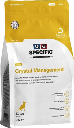 Specific Crystal Management Light FCD-L 2 kg diettfôr for katter med urinveisproblemer